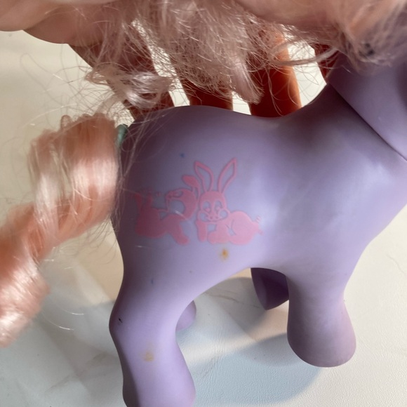 My Little Pony Romper Bunny Rabbit Happy Tails G1 Hasbro 84’ - Picture 2 of 3